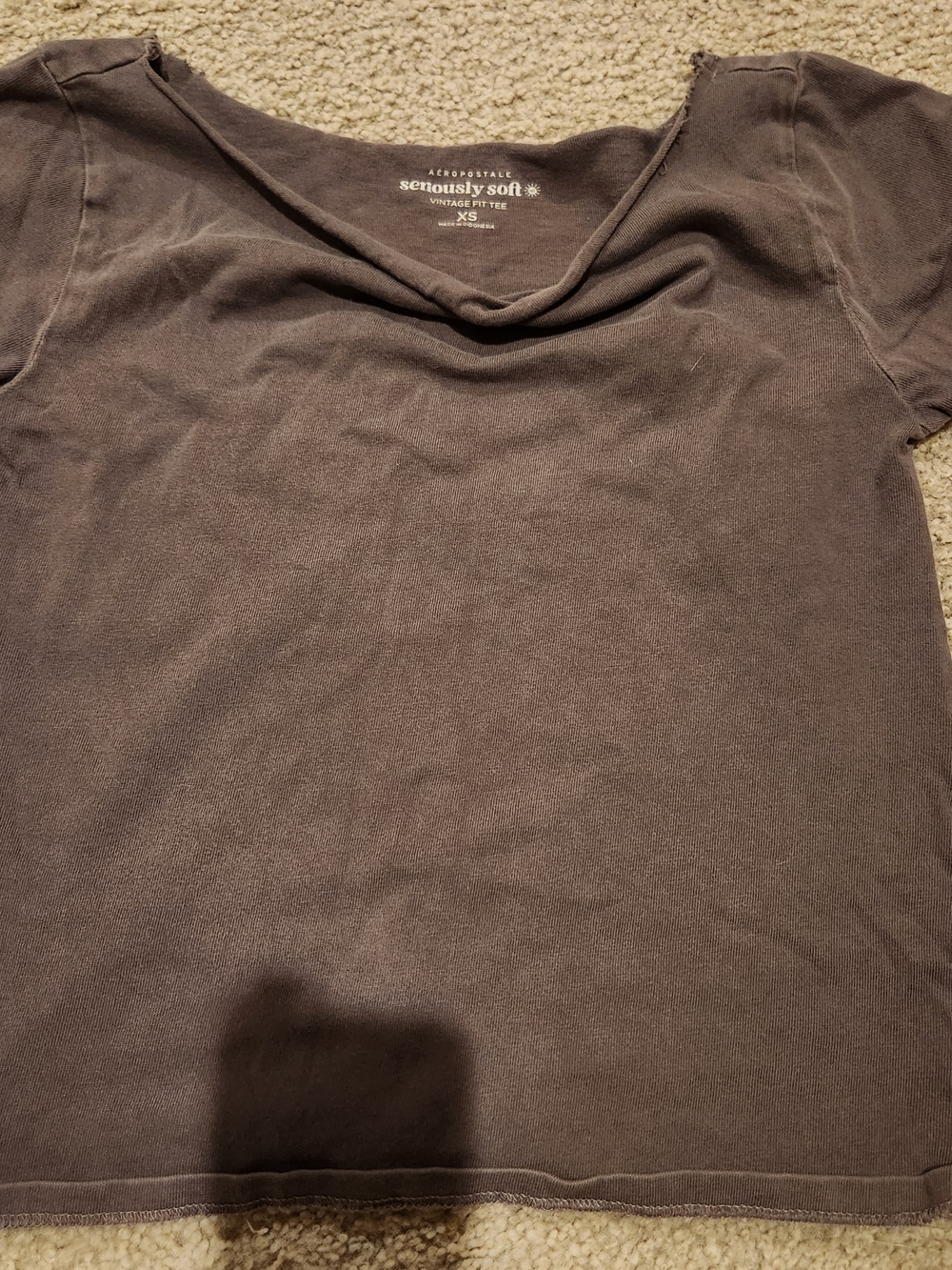 Aeropostale Short Sleeve Women’s Tee in Brown